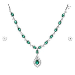 Helzberg Diamonds Elegant Emerald Necklace